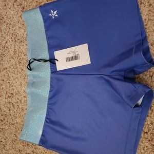 NWT Rebel Athletic Cheer Sparkle Shorts -  Adult Large AL